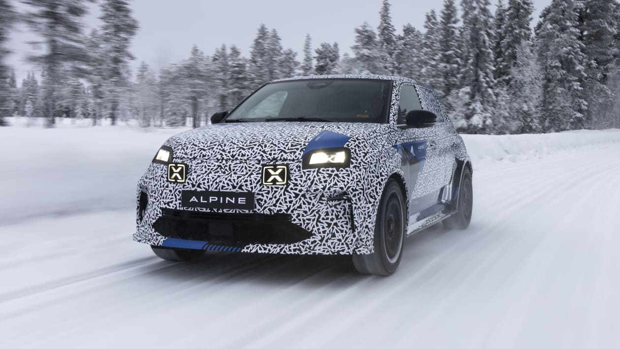 Alpine A290 undergoing winter testing - pictures | Auto Express